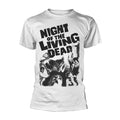 Blanc - Front - Night Of The Living Dead - T-shirt - Adulte