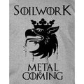Gris - Side - Soilwork - T-shirt METAL IS COMING - Adulte
