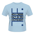 Bleu - Front - New Order - T-shirt MOVEMENT - Adulte