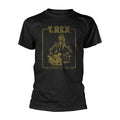 Noir - Front - T-Rex - T-shirt ELECTRIC WARRIOR - Adulte