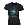 Noir - Front - All Time Low - T-shirt SKELE SPADE - Femme