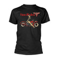 Noir - Front - Van Halen - T-shirt PINUP MOTORCYCLE - Adulte