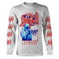 Blanc - Front - Death - T-shirt LEPROSY - Adulte