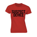Rouge - Front - Stiff Little Fingers - T-shirt SUSPECT DEVICE - Femme