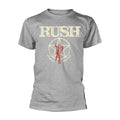 Gris - Front - Rush - T-shirt AMERICAN TOUR - Adulte