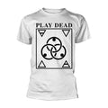 Blanc - Front - Play Dead - T-shirt - Adulte