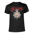 Noir - Front - Saxon - T-shirt STRONG ARM OF THE LAW - Adulte