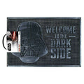 Noir - gris - Front - Star Wars - Paillasson WELCOME TO THE DARK SIDE