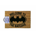 Noir - Marron clair - Front - Batman - Paillasson WELCOME TO THE BATCAVE