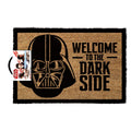 Noir - Marron clair - Front - Star Wars - Paillasson WELCOME TO THE DARK SIDE