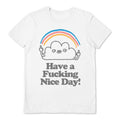 Blanc - Front - Vo Maria - T-shirt HAVE A FUCKING NICE DAY - Adulte
