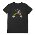 Noir - Back - Spacey Gracey - T-shirt SPACE SKATER BOY - Adulte
