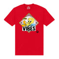 Rouge - Front - Tweety - T-shirt 80TH GOOD VIBES - Adulte