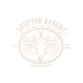 Noir - Side - Yellowstone - T-shirt DUTTON RANCH - Adulte