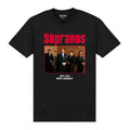 Noir - Front - The Sopranos - T-shirt CAST - Adulte