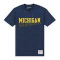 Bleu marine - Front - Michigan Wolverines - T-shirt - Adulte
