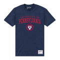 Bleu marine - Front - University Of Pennsylvania - T-shirt - Adulte