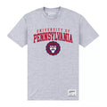 Gris chiné - Front - University Of Pennsylvania - T-shirt - Adulte