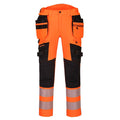 Orange - Noir - Front - Portwest - Pantalon de chemin de fer DX4 - Homme