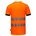 Orange - Noir - Back - Portwest - T-Shirt de sécurité - Homme