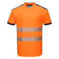 Orange - Bleu marine - Front - Portwest - T-Shirt de sécurité - Homme