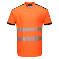 Orange - Noir - Front - Portwest - T-Shirt de sécurité - Homme