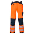 Orange - Bleu marine - Front - Portwest - Pantalon PW3 - Homme