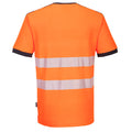 Orange - Noir - Back - Portwest - T-shirt PW3 - Homme