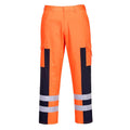 Orange - Bleu marine - Front - Portwest - Pantalon SERVICE - Homme