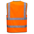 Orange - Back - Portwest - Gilet haute visibilité - Homme