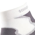 Blanc - gris - Side - 1000 Mile - Chaussettes FUSION - Femme