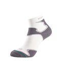 Blanc - gris - Front - 1000 Mile - Chaussettes FUSION - Homme