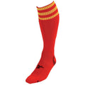 Rouge - jaune - Front - Precision - Chaussettes de foot PRO - Enfant