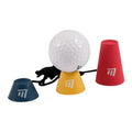 Rouge - Jaune - Bleu - Back - Masters - Tees de golf JUMBO PYRAMID