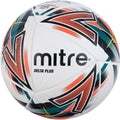 Blanc - Noir - Orange - Front - Mitre - Ballon de foot pour match DELTA PLUS