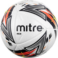 Blanc - Noir - Orange - Front - Mitre - Ballon de foot pour match DELTA ONE