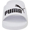 Blanc - Noir - Pack Shot - Puma - Claquettes POPCAT - Adulte