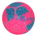Rose - Bleu - Argenté - Front - Precision - Mini ballon de foot FUSION