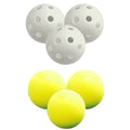 Jaune - Blanc - Back - Longridge - Balles de golf pour entraînement