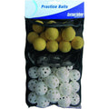 Jaune - Blanc - Front - Longridge - Balles de golf pour entraînement