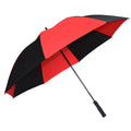 Noir - rouge - Front - Masters - Parapluie golf