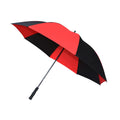 Noir - rouge - Back - Masters - Parapluie golf