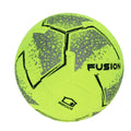 Vert fluo - Gris - Noir - Front - Precision - Ballon de foot FUSION