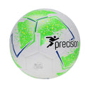 Blanc - Vert fluo - Jaune fluo - Bleu - Front - Precision - Ballon de futsal FUSION SALA