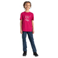 Rose foncé - Close up - Dare 2B - T-shirt TRAILBLAZER HAPPY - Enfant