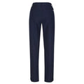 Bleu marine - Back - Regatta Softshell II - Pantalon de randonnée - Femme (Coupe courte)