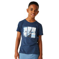 Denim sombre - Lifestyle - Regatta - T-shirt BOSLEY - Enfant