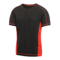 Noir - rouge - Front - Regatta - T-shirt de sport BEIJING - Homme