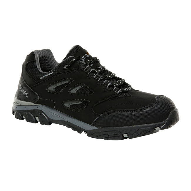 Noir-gris - Front - Regatta - Chaussures de randonnée HOLCOMBE - Unisexe