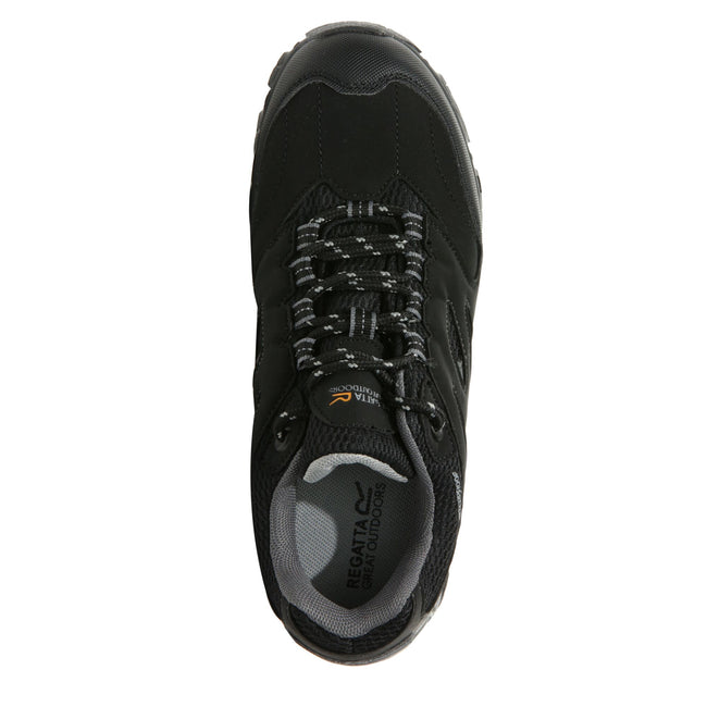 Noir-gris - Close up - Regatta - Chaussures de randonnée HOLCOMBE - Unisexe